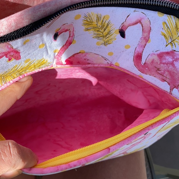 New pink Flamingo summer tote - Picture 2 of 4